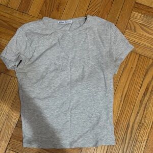 Bershka Light Gray Tee